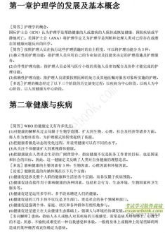 【购真题附赠/无需下单】自考《03201护理学导论》内部串讲笔记【据李小妹/湖南科技2009版】