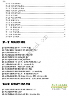 【购真题附赠/无需下单】自考《05728采购谈判与供应商选择》大纲必考知识点提纲【据葛建华/机械工业2008版】