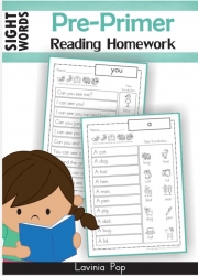 少儿英语系列：自然拼读  Sight Words -Reading homework- Pre-Primer