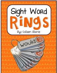 少儿英语系列：Sight Word Rings 指环卡（100页）