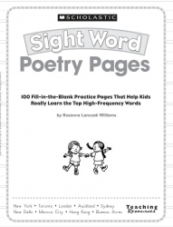 少儿英语系列：自然拼读 Sight Word Poetry Pages