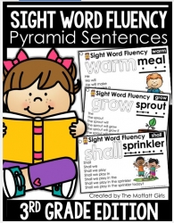 031少儿英语系列：高频词金字塔句子Pyramid Sentences 3rd Grade Sight Words