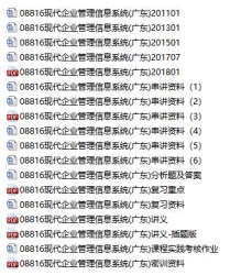 【必备】自考《08816现代企业管理信息系统》(广东)辅导材料【真题及答案、电子教材、串讲资料、复习重点、讲义笔记、密训资料等】