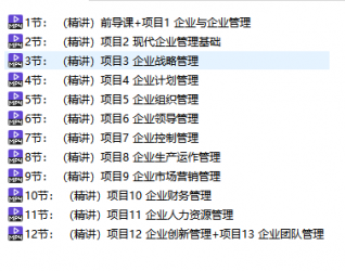 【购真题附赠/无需下单】湖南自考《11465现代公司管理》【助学课程】