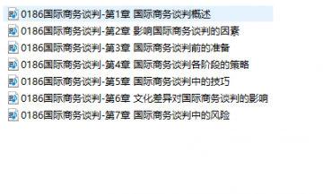 【购讲义附赠/无需下单】自考《00186国际商务谈判》【视频辅导】【据人大刘园2008版】